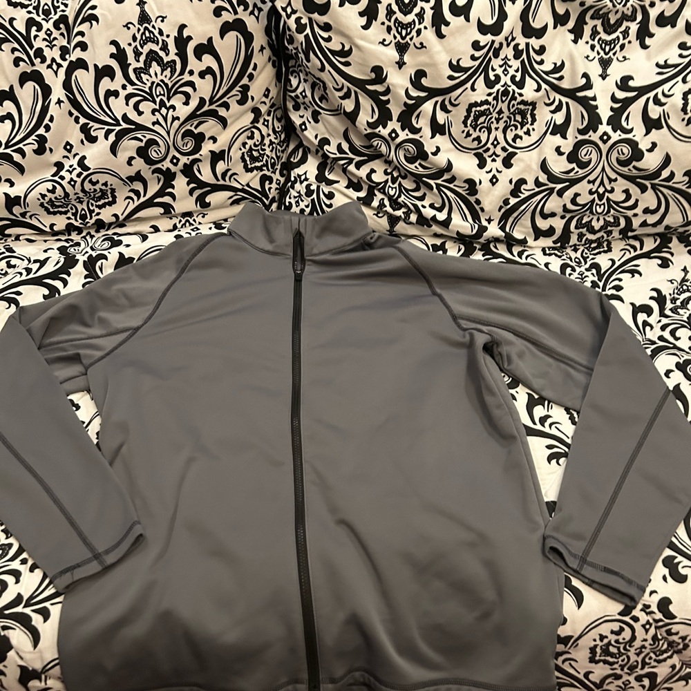 Puma Charcoal Zip-Up Jacket Mens